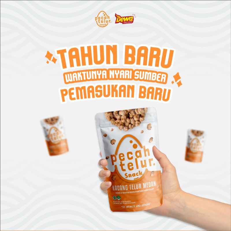 

Paket TESTER [Pecah Telur Snack x Dewa Eka Prayoga] Kacang Telur Medan - 130gram