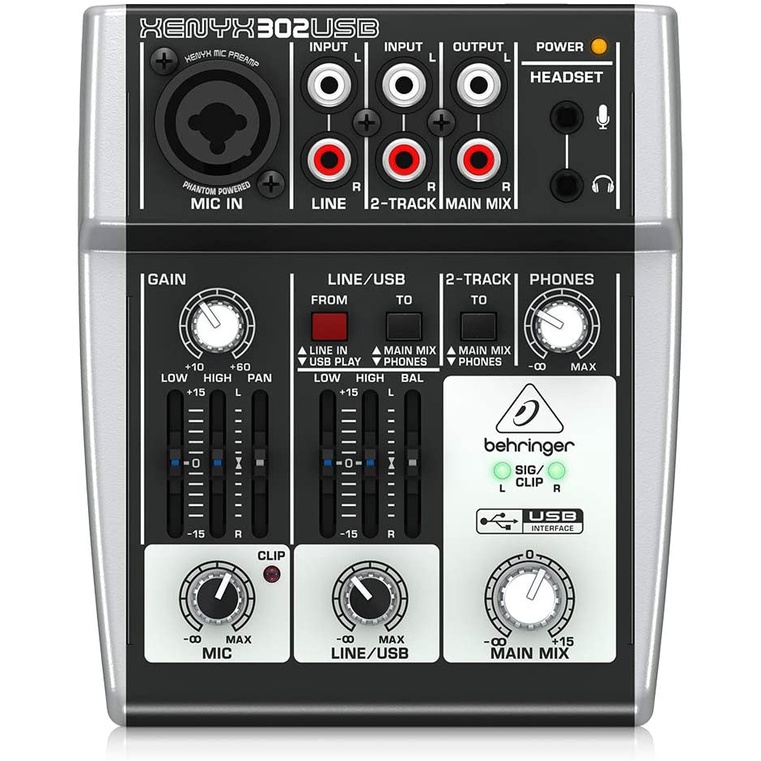 Mixer Behringer Xenyx 302 USB Behringer Xenyx 302USB Original