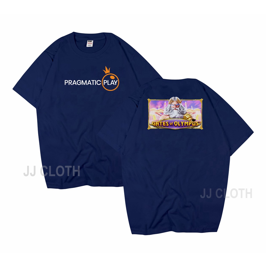 Tshirt Baju Kaos Distro Game Slot Pragmatic Play Gate Olympus / Kaos Distro Pria Wanita