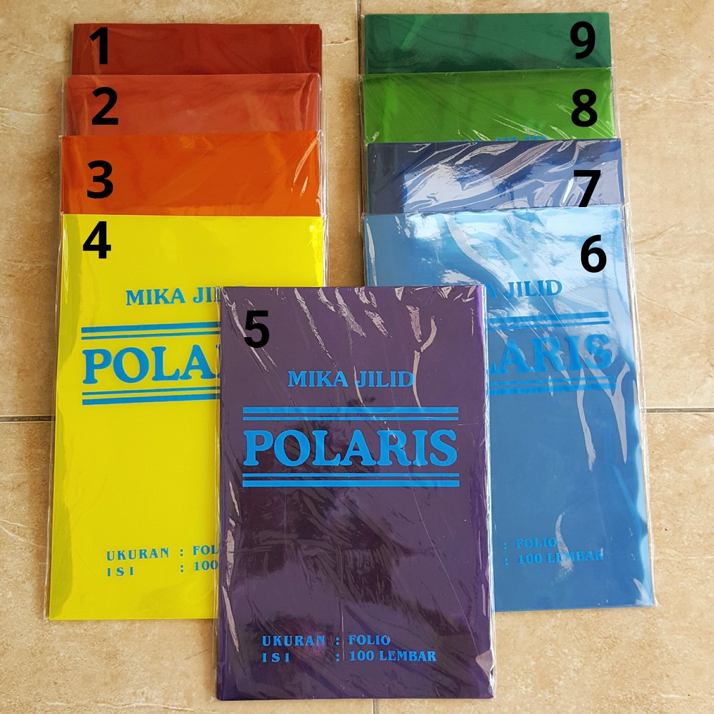 Mika Jilid Polaris Folio 0,07 Warna