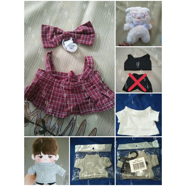 CLOTHES & DOLL CHURSHOP /CLOTHES/BAJU DOLL 20 CM