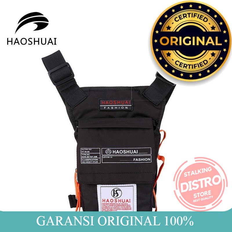 Tas Selempang Pria HAOSHUAI 215 ORIGINAL WaistBag Pria Tas Selempang Wanita Waterproof