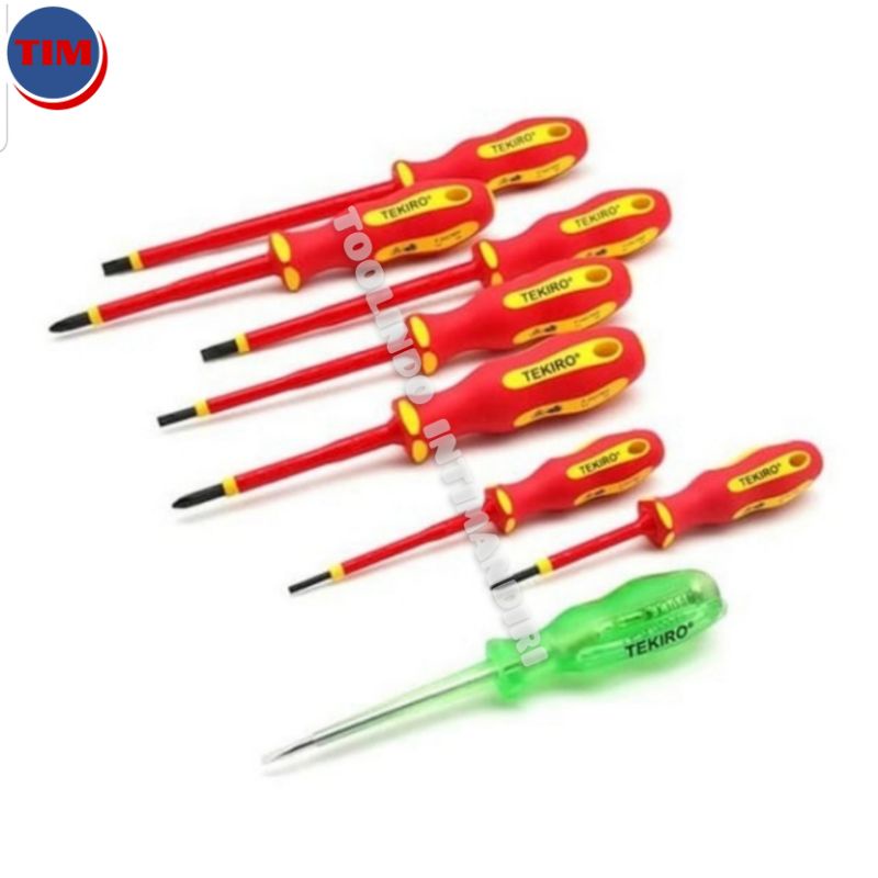 Obeng Elektrik 8 Pcs / Insulation Screwdriver Set TEKIRO SD-IS1489