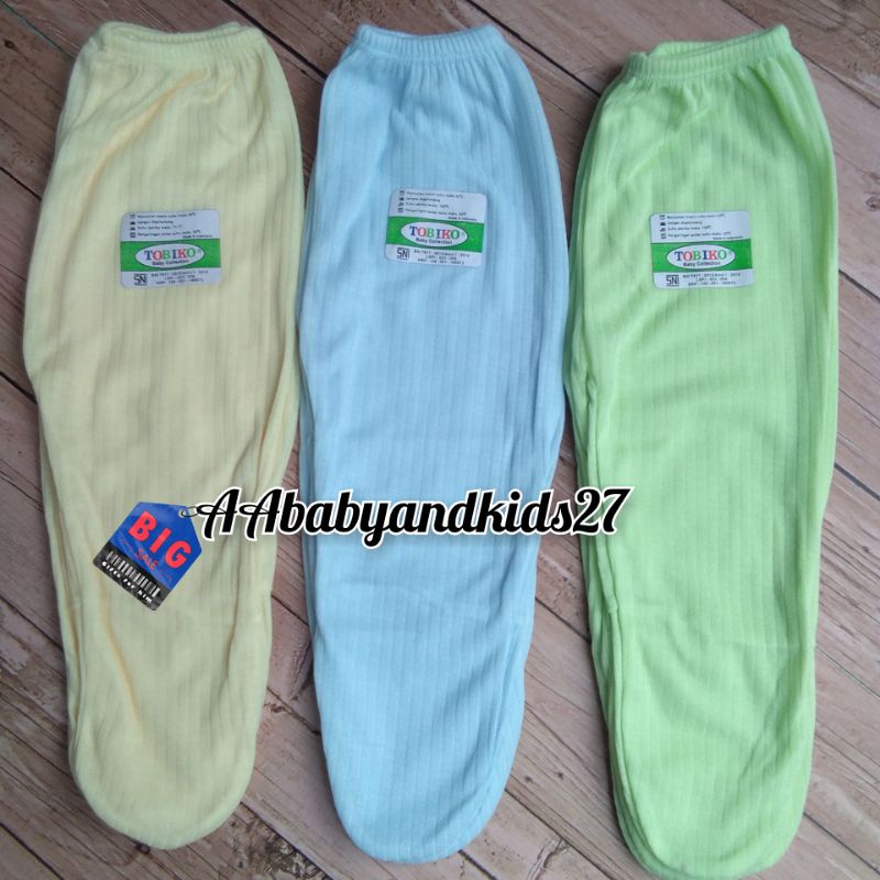 TOBIKO 3PC Celana Bayi Panjang Bayi Model Tertutup All Size Usia 0-4Bulan SNI