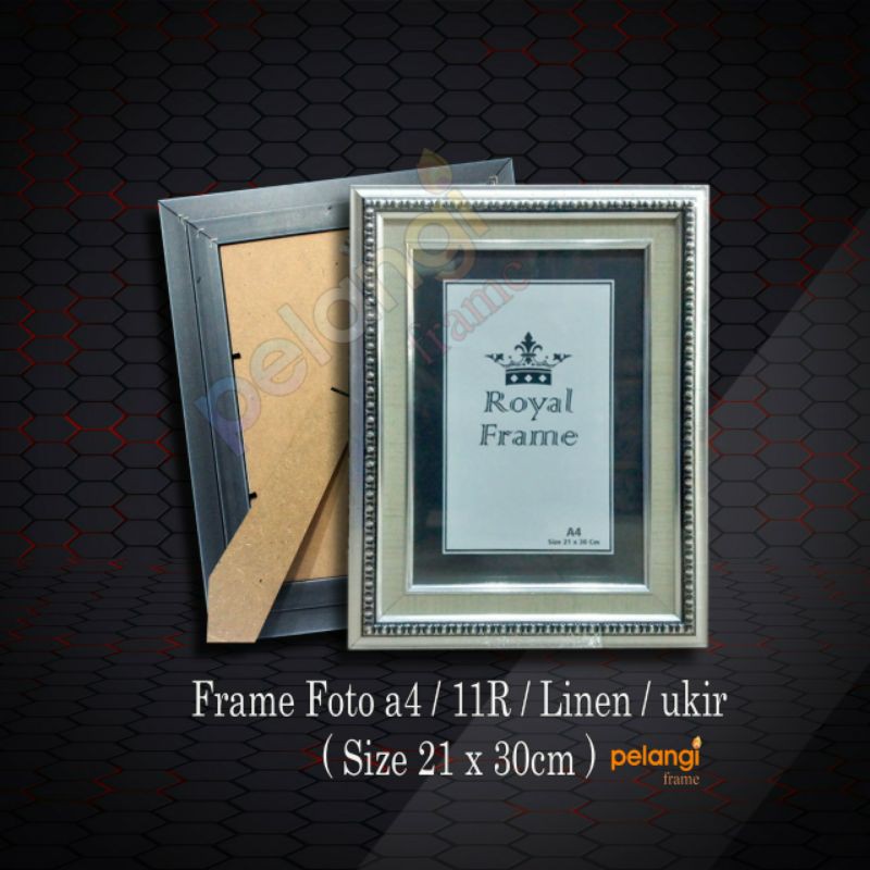 Frame/bingkai/foto/a4 (fs-01) / 11R motif linen