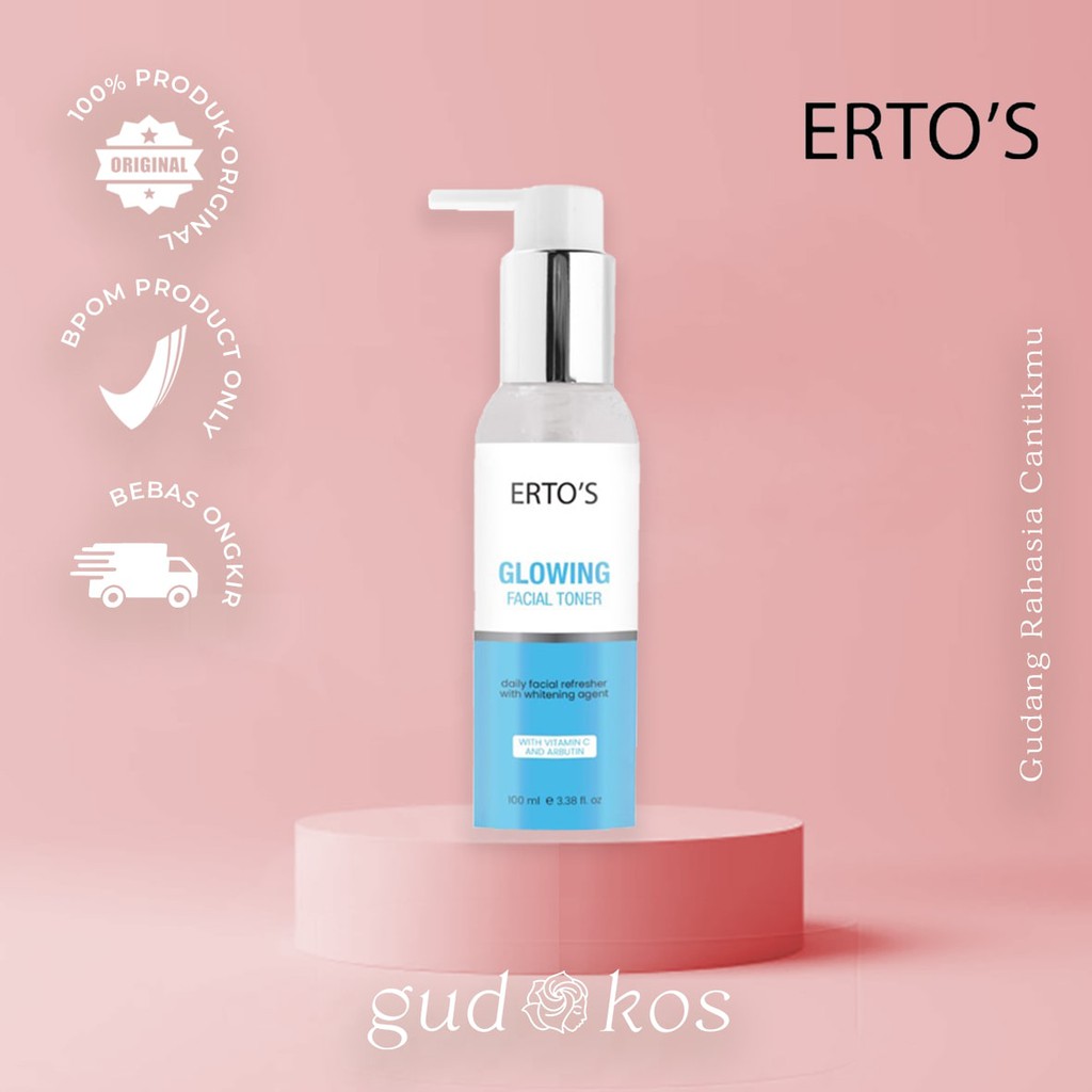 ERTOS / ERTO'S Glowing Series Facial Toner BPOM Original