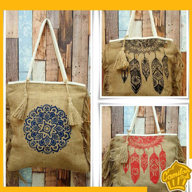 

Tas Goni Tas Vintage Kancing Potrait Oleh Bali