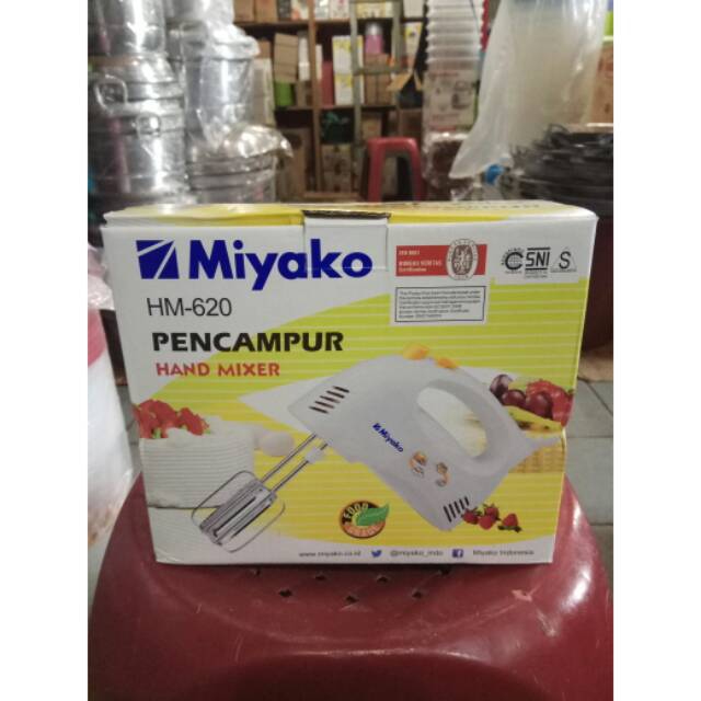 Mixer miyako hm 620 | hand mixer miyako | mixer tangan miyako