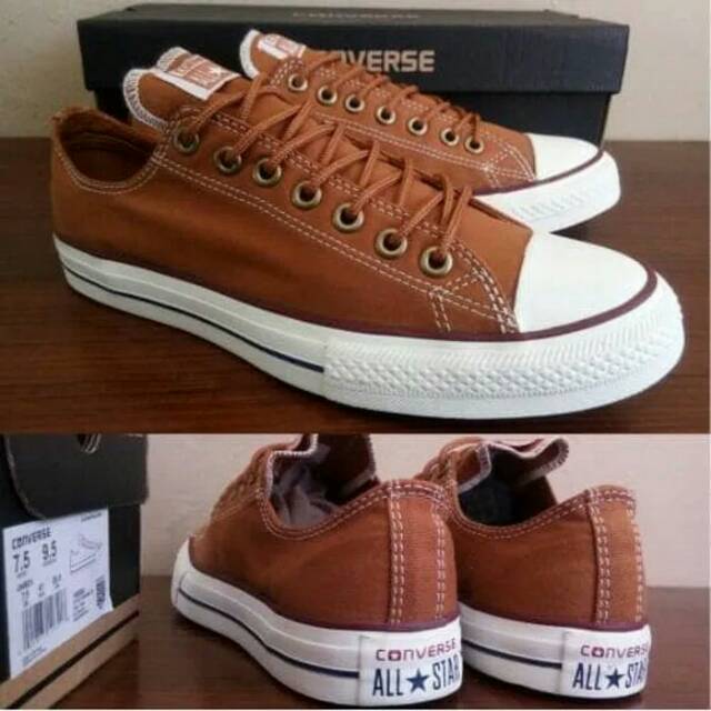 Sepatu Converse All Star Classic Ox Peached Coklat Murah