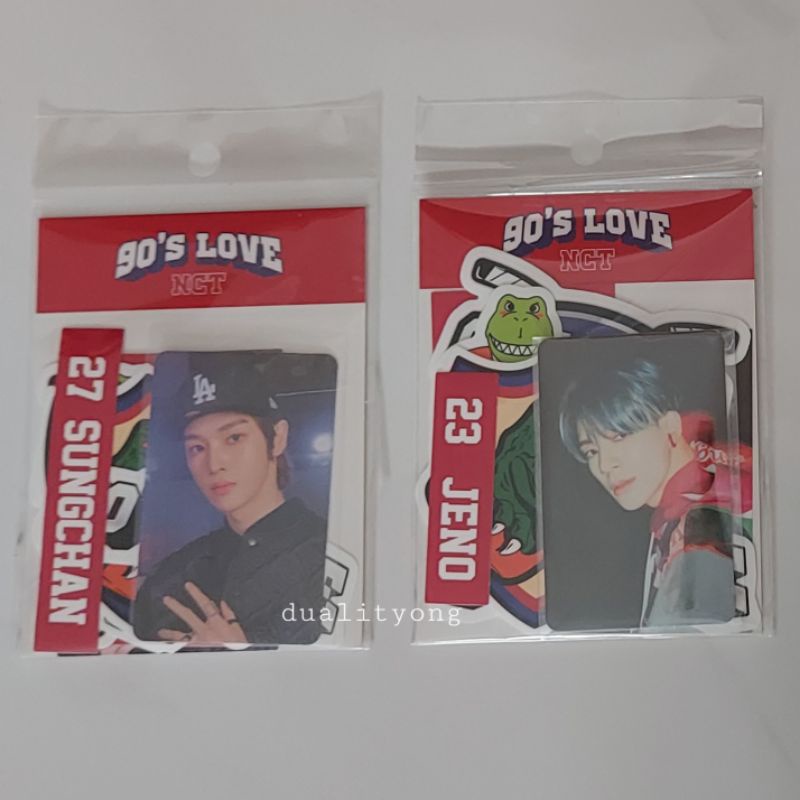 luggage sticker sungchan jeno pc nct 2020 90s love hockey