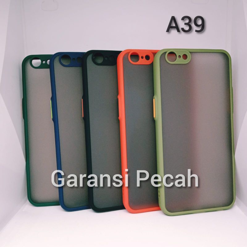 CASE DOVE OPPO A39/A57 - CASE TRANSPARAN MACARON
