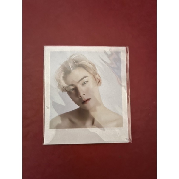 POLAROID LYRICS BOOK POSTCARD CHA EUNWOO OFFICIAL
