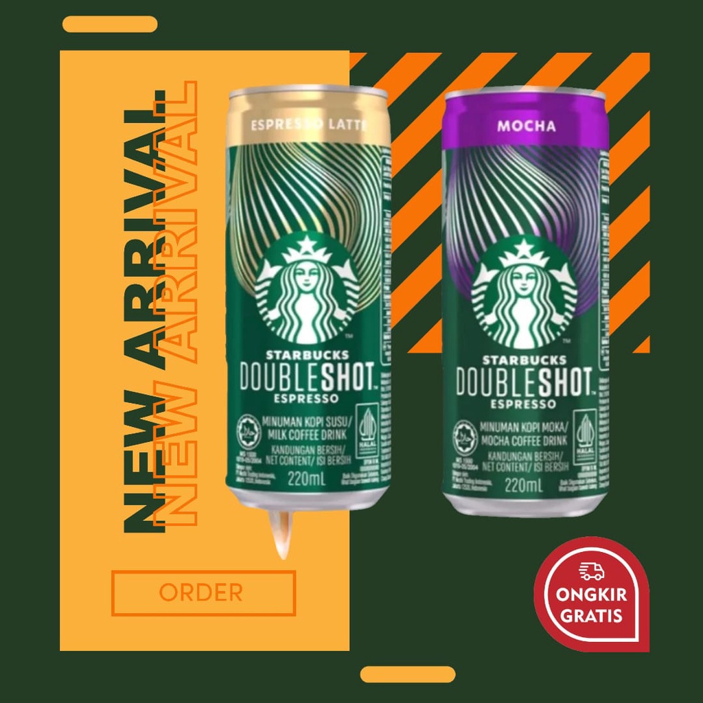 

STARBUCKS DOUBLESHOT ESPRESSO KALENG 220ML