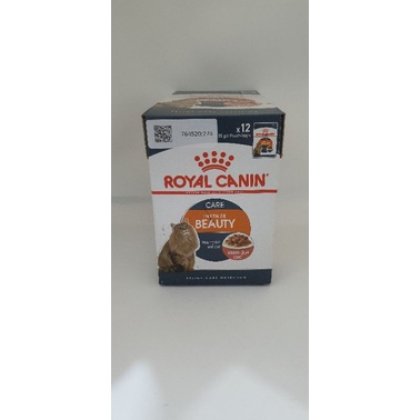 ROYAL CANIN INTENSE BEAUTY GRAVY POUCH 12PCS(1BOX)