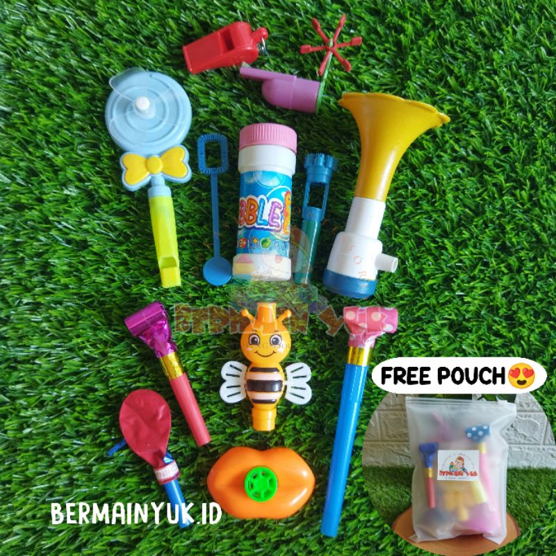 Jual Bermainyuk Paket Peluit Latihan Meniup Stimulasi Oral Alat