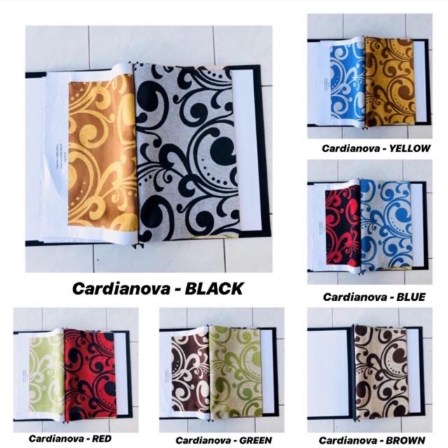 BAHAN KAIN GORDEN BLACKOUT 3D JACQUARD / GORDEN CUSTOM