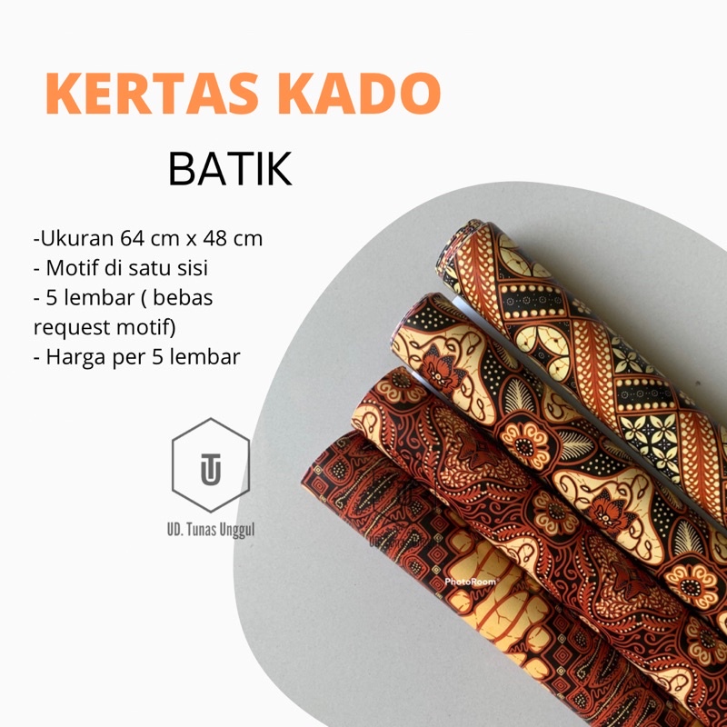 

5lbr KERTAS KADO BATIK MURAH ( MOTIF REQUEST)