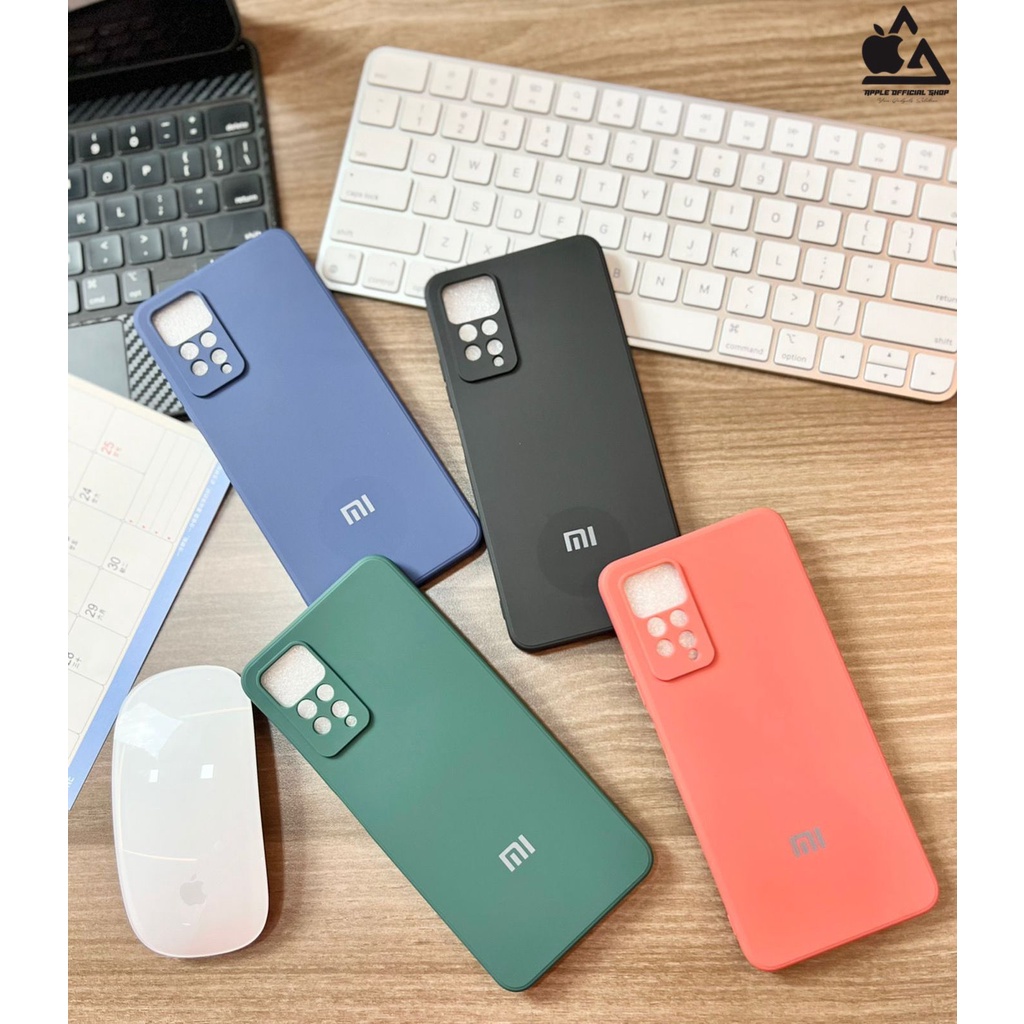 SOFTCASE WARNA LOGO REDMI 9A 9C NOTE 10 NOTE 10 PRO NOTE 11 4G NOTE 11 PRO 5G REDMI 10A SOFT CASE POLOS With Logo Silicone Silikon Hardcase Cover Camera Protection