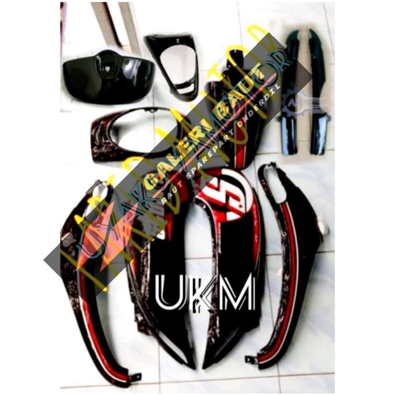 promo murah full body halus scoopy fi hitam sporty 2015-2016
