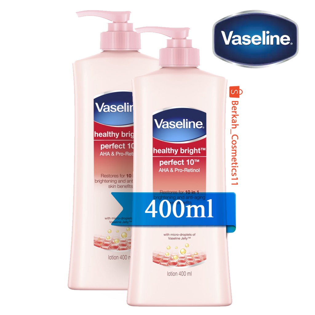 Vaseline Lotion Healthy Bright Perfect 10 400Ml