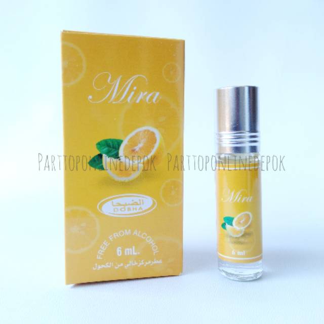 Parfum Minyak Wangi Dobha Aroma Mira Lemon 6ml Original