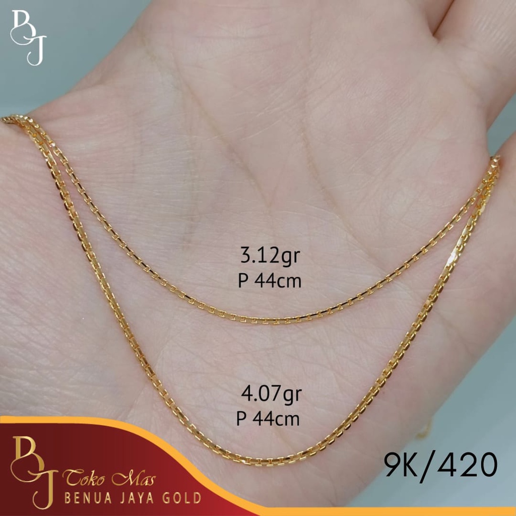 Kalung Emas Rantai Italy Santa 9K/420