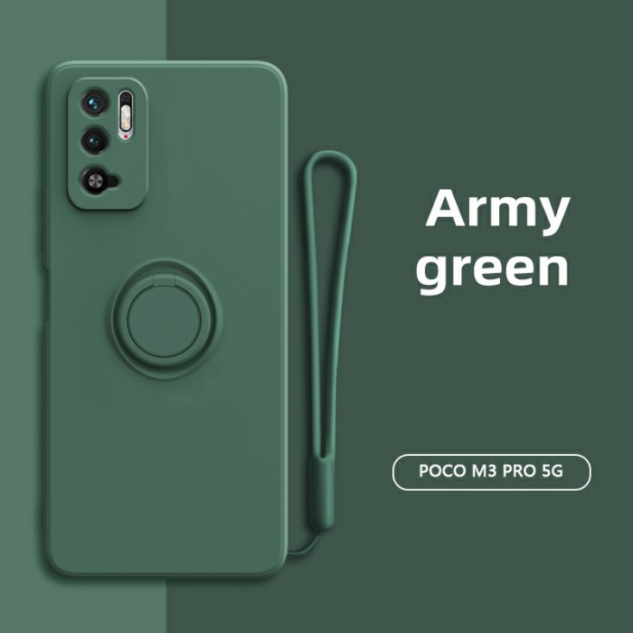 CASING XIAOMI POCO M3 PRO 5G SOFT CASE SILICON CANDY RING PREMIUM COVE