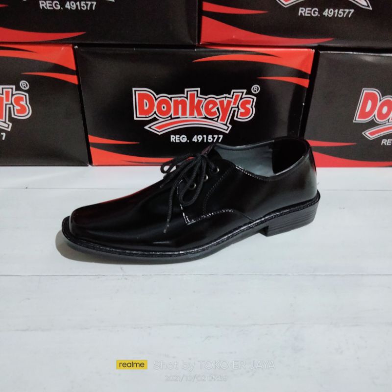 Sepatu Pantofel Pria Sepatu Kantor, Sepatu Security Kulit Pria