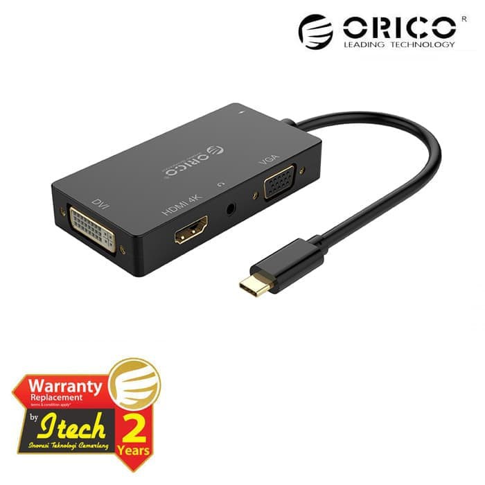 ORICO XD-107 Type-C to DVI + HDMI + VGA + 3.5mm Audio Jack Docking