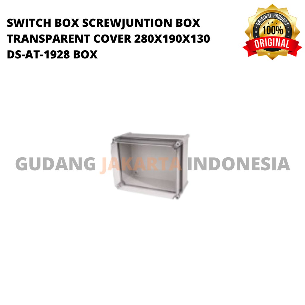 

SWITCH BOX SCREWJUNTION BOX TRANSPARENT COVER 280X190X130 DS-AT-1928 BOX