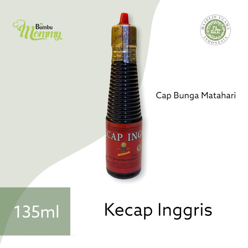 

Kecap Inggris | Cap Bunga Matahari | HALAL | Ukuran 150ml