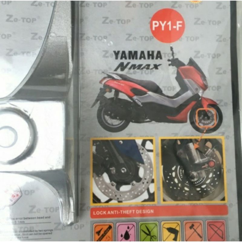 Gembok Cakram Nmax 2020 dan Nmax old-1
