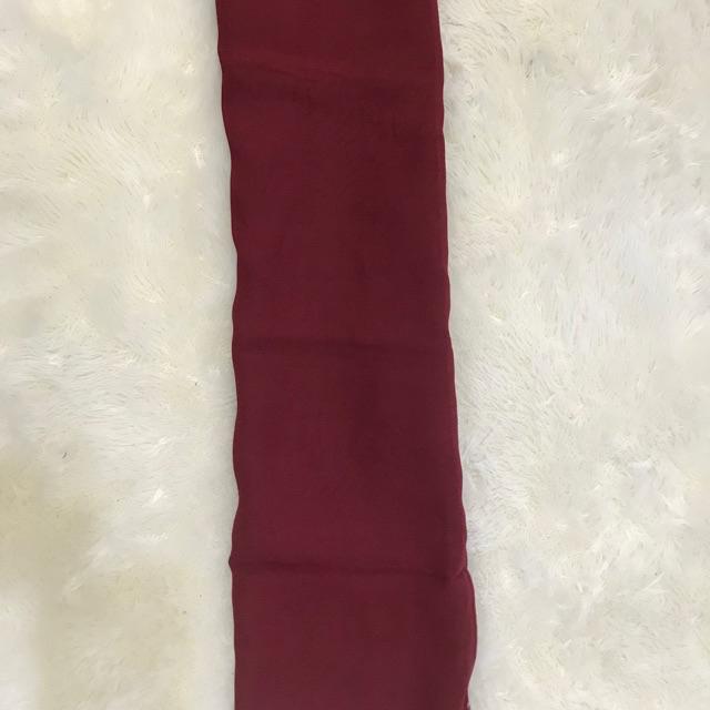 SELENDANG POLOS || SELENDANG KEBAYA || SELENDANG SHIFON || SELENDANG BALI-Maroon