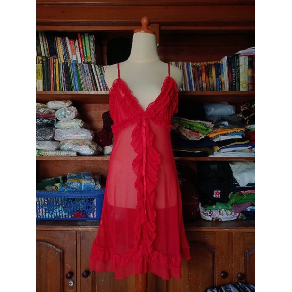 Preloved PL Lingerie Merah Cabe