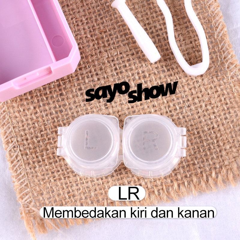 SAYOSHOW - Tempat Softlens Warna Macaron  / Softlens Case