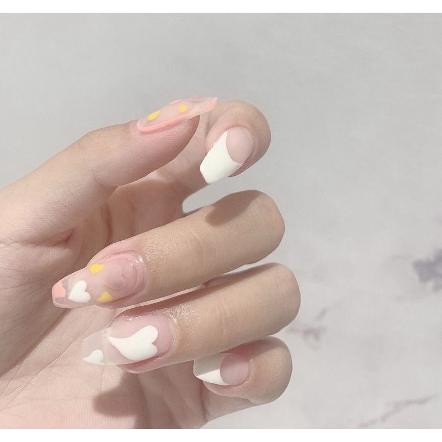 24 PCS False Nail #JP833 High Quality | Kuku Palsu Doff / Matte | Waterproof