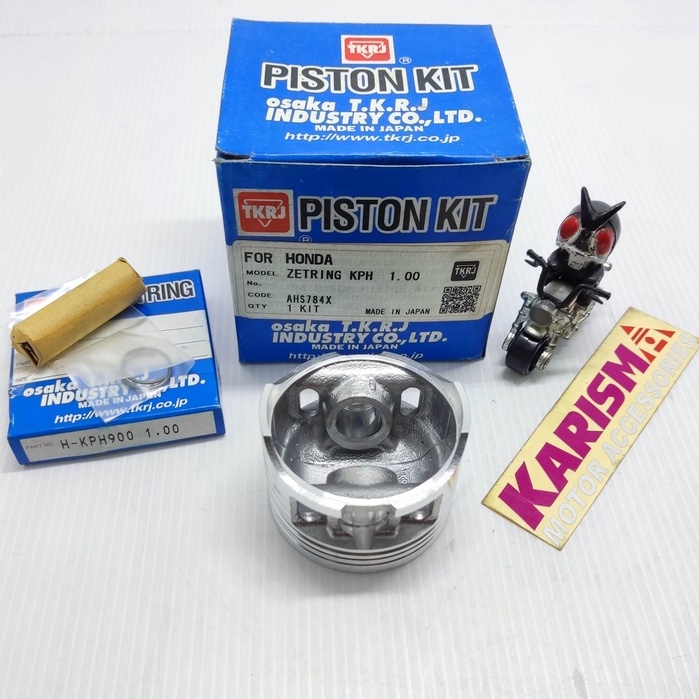 Piston Kit TKRJ Kirana Karisma Suprax 125 KPH TKRJ JAPAN - 100 125 175 200 Pin 13