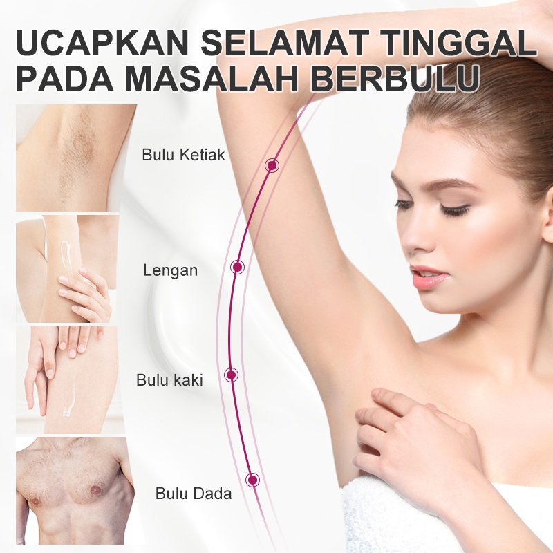 [BPOM]RtopR Mangga Depilatory Cream Body Krim Penghilang Rambut Efektif Tanpa Rasa Sakit untuk Pria dan Wanita Memutihkan Produk Rambut Rontok Ketiak Kaki Tangan 40g