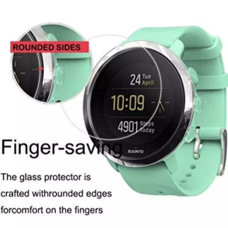 Tempered glass jam suunto 3 fitness original per 2pcs