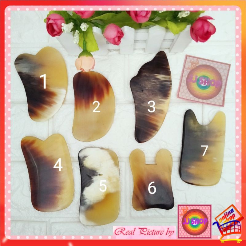 Alat pijat terapi guasa original tanduk sapi