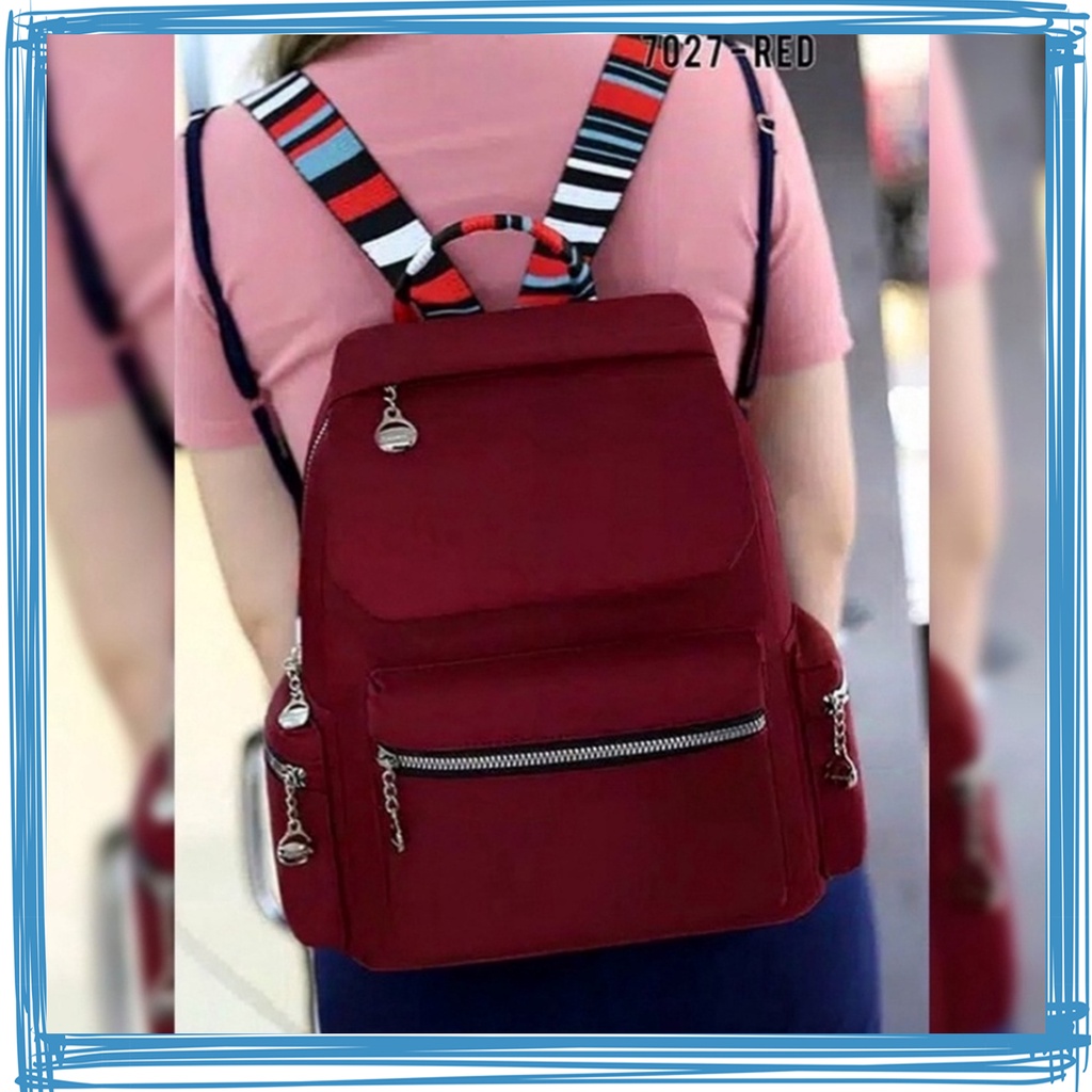 SALE Tas Ransel Wanita Original LANCE MANDY 7027 Import - ransel wanita - backpack wanita - tas punggung wanita - tas gendong wanita - tas sekolah wanita - tas wanita - tas cewek - tas selempang wanita - sling bag wanita - tas hp wanita - hand bag wanita