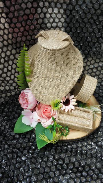 Tempat Perhiasan Kalung Gelang Cincin Goni Ring Bearer Seserahan