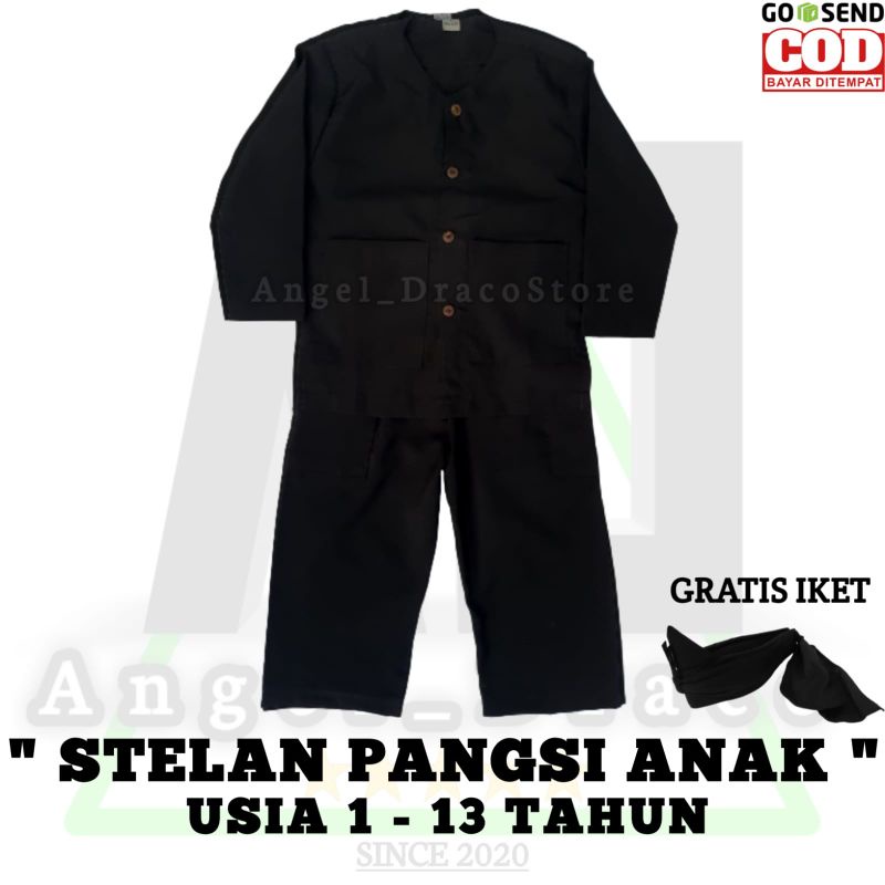 baju pangsi anak / baju silat anak / stelan silat ana / baju silat anak murah