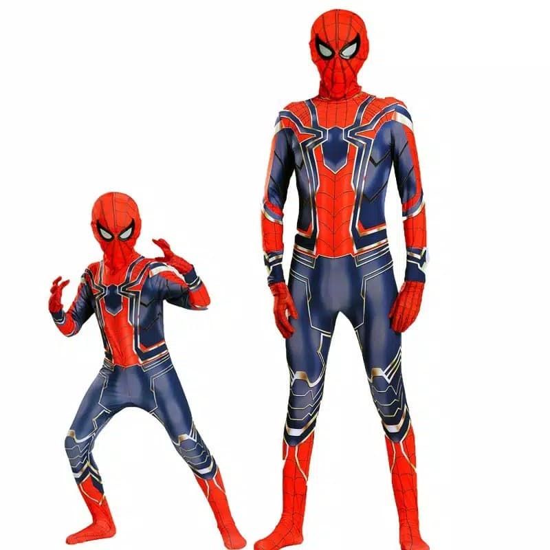 kostum spiderman Home coming  iron spidey dewasa