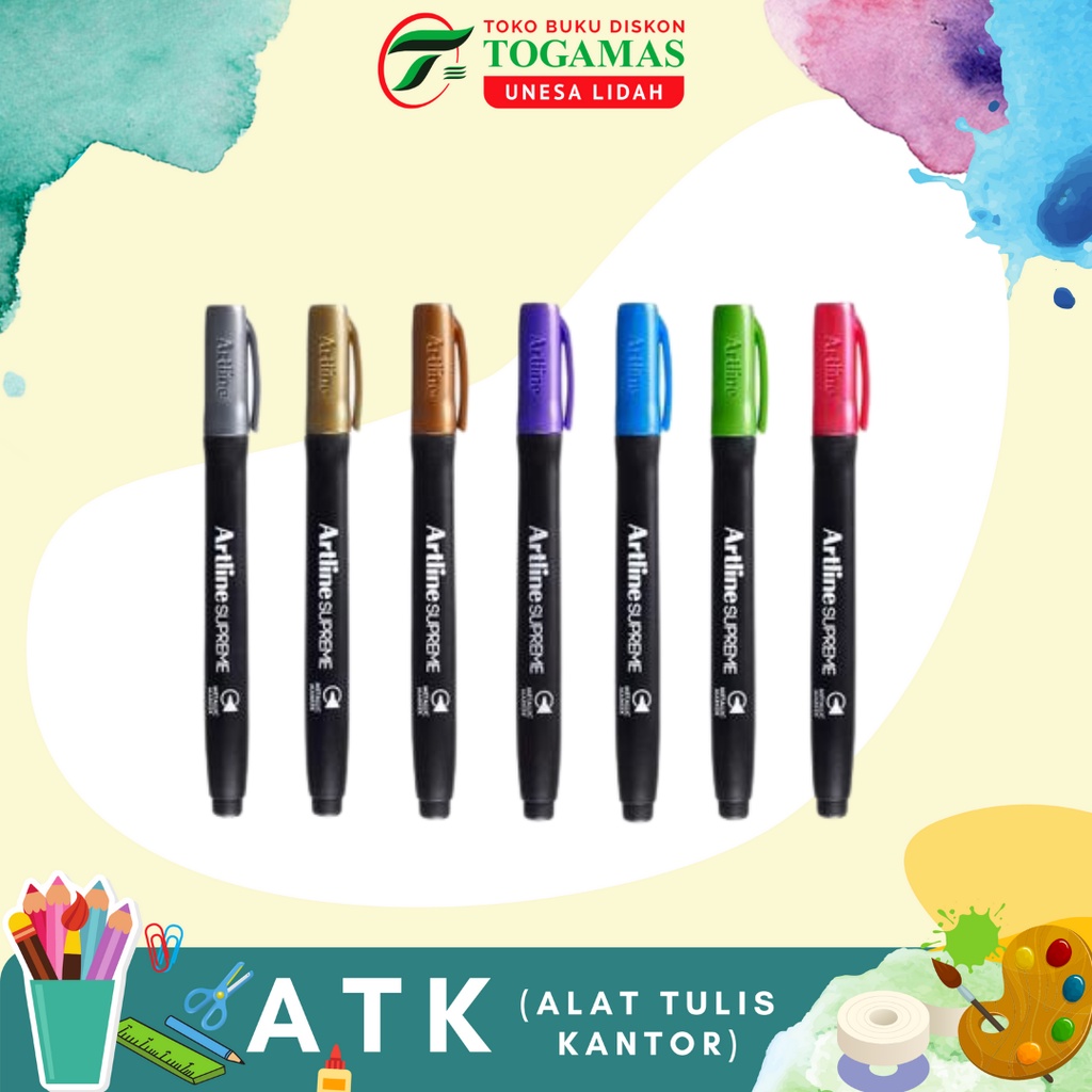 

SPIDOL WHITEBOARD METALIC EPF-790 ARTLINE WARNA / READY STOCK