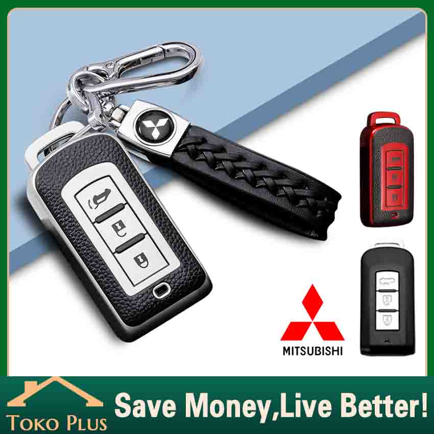 Jual Mitsubishi Key Case Kunci Cover Outlander Pajero Xpander Asx Triton 3 Tombol Keyless Case