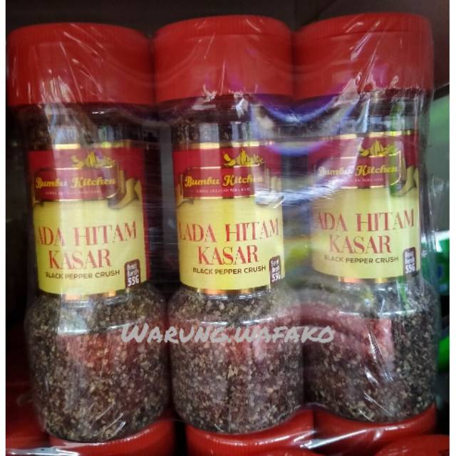 

Bumbu kitchen Lada Bubuk Kasar / Lada Hitam Bubuk 55 gr