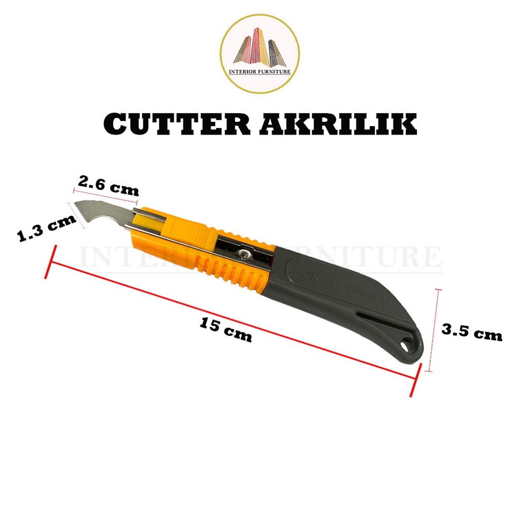 Pisau Pemotong XINFA / Pisau Akrilik HPL / Cutter Acrylic Akrilik..