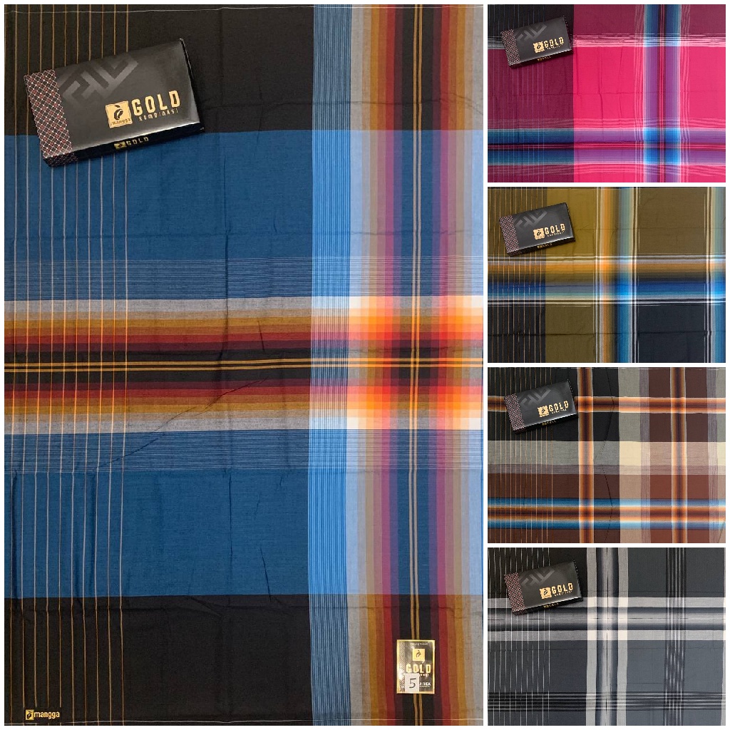 Sarung dewasa Mangga Gold Kombinasi