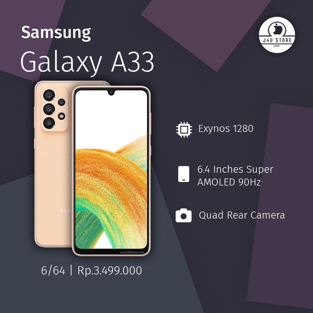 Samsung A33 5G 6/128 Second Fullset